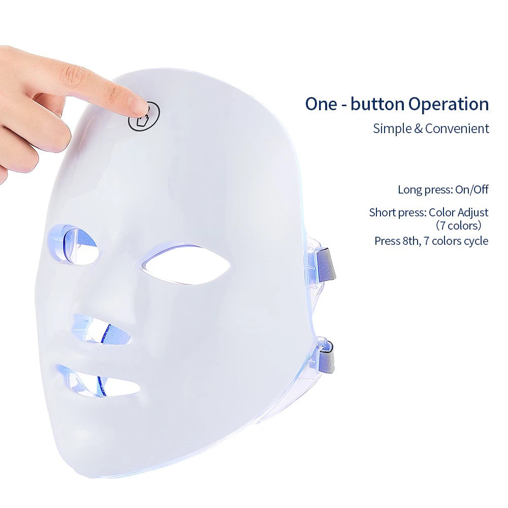 Rechargeable LED Photon Facial Mask - Image 3